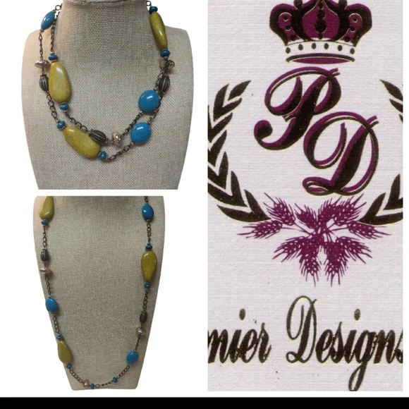 NWOT 10 Lot Of Premier Designs Necklaces Signed - Picture 8 of 12